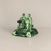 Tank-shaped camouflage car solar display piece, car interior hanging display piece, car display piece Application Scenario